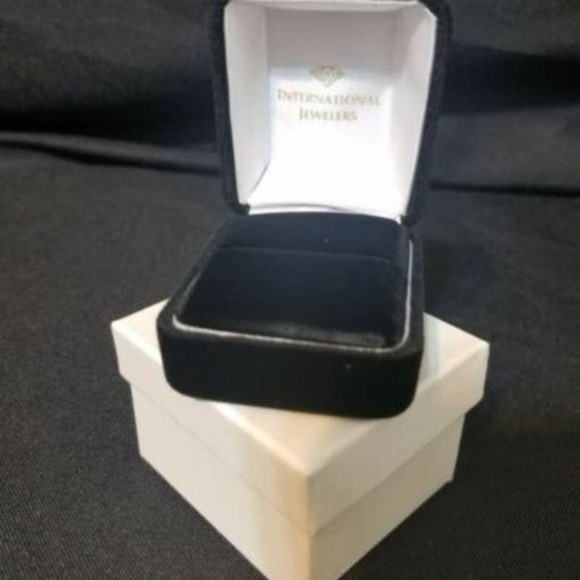 Double Halo Marquise Ring Sz 6 - s925 Silver And Aquamarine Stone NIB - Picture 6 of 7